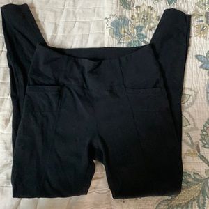 Athleta four-pocket black leggings size medium